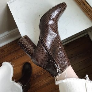 Snakeskin Boot